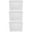 3Pcs PP Clear Bread Storage Containers for Home Kitchen and Bakery Use 9
