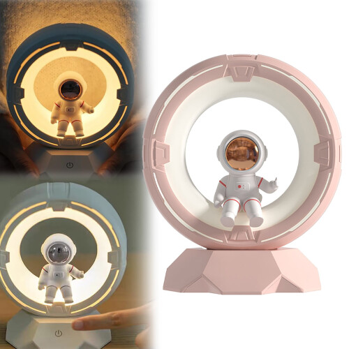 Νυχτερινό φως Astronaut Space Squishy, ζεστό φωτιστικό LED για φεγγάρι, επαναφορτιζόμενη 1