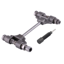 Multifunctional Chain Tool For Motorcycles And Bikes Chain Rivet Tool Set Heavy Duty Chain Breaker Tool With Non Slip Handle Rustproof Design Easy