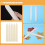HEMOTON Plastic Bone Folder Tool for DIY Crafts Beige Ergonomic Handle Multifunctional 10pcs Set 3