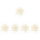 500Pcs White Plastic Rope Ends Drawstring Cord Fasteners for Sweaters 6