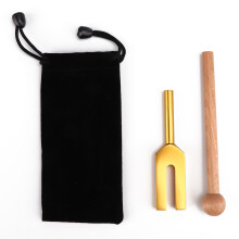 Silicone Hammer Included Tuning Fork Diapason Medical Biosonics Healing F Sharp Sound Therapy Tool With Medical Weighted Aluminum Alloy Material For