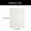 Refillable Lined Paper Inserts 80 Sheets 6-Hole 2