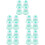 20Pièces Bottines Silicone Chat Anti-Rayures Réglables 7