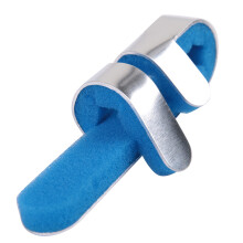 Férula de inmovilización de dedos con diseño ventilado, soporte de espuma metálica ligero y duradero para dedos fracturados y artritis.