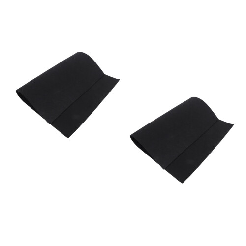 2Pièces Tapis Feutre Noir Protège Pour 2