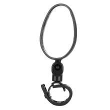 Shockproof Mirror For Cyclists, Rotatable End Mirror Rearview Mirror360Rotation Adjustable Handlebar Easy To Install Cycling Rear Mirror For