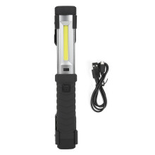 Ultraheldere oplaadbare LED-werklamp/zaklamp, waterdicht multifunctioneel gereedschap met magnetische voet voor noodgevallen en buitengebruik.