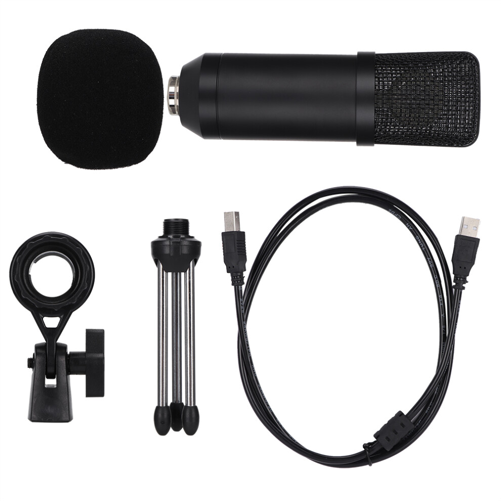 Recording Microphone For Singing, Gaming Usb Mic With Detachable Clamp Superior Sound Quality Noise Reduction Foam Cap Plug And Play Compatible With 9448483315432