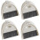 4Sets Plastic Dustpan and Small Cleaning Brush White for Tabletop 6