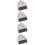 4Sets Plastic Dustpan and Small Cleaning Brush White for Tabletop 9