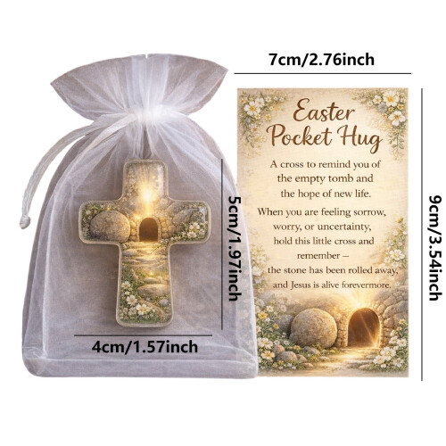 Easter Pocket Hug Bunny Token Grief Support Keepsake 1pc 1