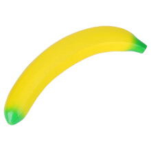 Relaxation And Concentration Aid Banana-Shaped Stretchy Rubber Fidget Toy With Slow Rebound Design And Durable PU Material Ideal For Anxiety Relief
