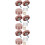 60Pièces Accessoires Fixation Rose Gold Vis Inox Décoratives 9