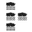 200Pcs Easy Install Black Silicone Ring Seal for Fermentation Jar Lids 5
