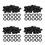 200Pcs Easy Install Black Silicone Ring Seal for Fermentation Jar Lids 7