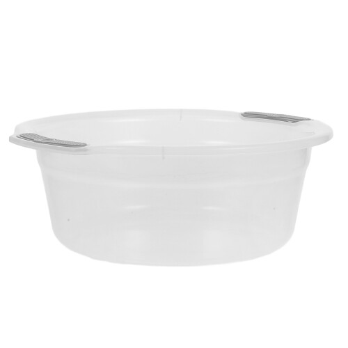 2Pièces Bassin Portable Transparent En Pour Usage 1