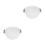 2Pièces Bassin Portable Transparent En Pour Usage 8