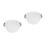 2Pièces Bassin Portable Transparent En Pour Usage 9