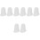 8Pièces Housses En Silicone Pour Embouts De Blancs 4
