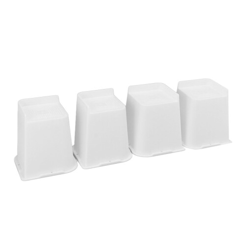 Elevadores de Móveis ABS Brancos 6 Polegadas (Pacote com 4) 2