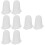 8Pièces Housses En Silicone Pour Embouts De Blancs 8