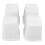 Meubelverhogers (4 stuks) – ABS, 15 cm hoog, wit 6