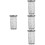 4Pcs Stainless Steel Tea Filters Tea Leaf Strainers Silver Set 6