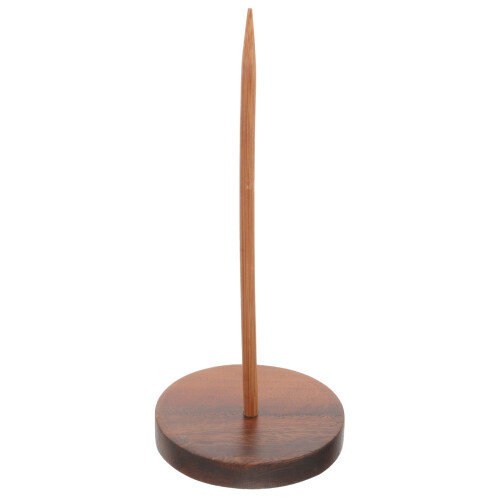 4Pcs Brown Wood Receipt Spike Multipurpose Bill Holder for Desktop 2