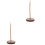 2Pcs Convenient Wood Receipt Holder Spike for Bills Notes Memo Storage 4