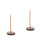 2Pcs Convenient Wood Receipt Holder Spike for Bills Notes Memo Storage 5
