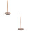 2Pcs Convenient Wood Receipt Holder Spike for Bills Notes Memo Storage 7
