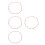 4Pcs Multi Plastic Chain Bag Strap Purse Charm Lanyard Accessories 7