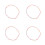 4Pcs Multi Plastic Chain Bag Strap Purse Charm Lanyard Accessories 8