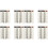 8 Sheets Eyebrows Sticker False Eyebrows Tattoos Eyebrow Stickers 2