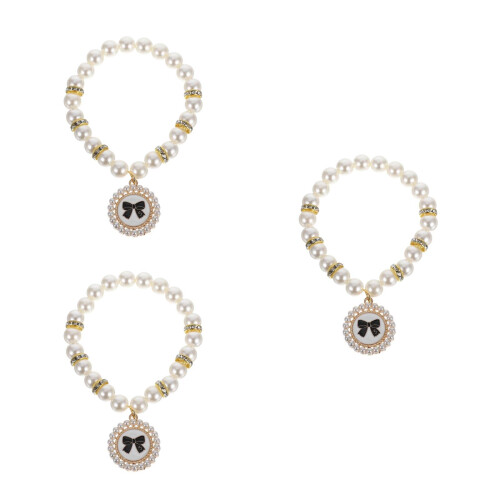 3Pcs Collar Dog Cat Necklace ABS Material Safety Accessory 2