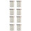 8 Sheets Eyebrows Sticker False Eyebrows Tattoos Eyebrow Stickers 5
