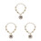 3Pcs Collar Dog Cat Necklace ABS Material Safety Accessory 7