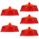 5Pcs Household Broom Replacement Plastic Red Broom Head for Sweeping 10