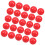125Pcs Red Plastic Balls Openable Sphere Game Props 2