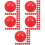 125Pcs Red Plastic Balls Openable Sphere Game Props 6