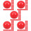 125Pcs Red Plastic Balls Openable Sphere Game Props 7