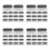 80Pcs Durable Silver Iron Lock Plates L Shaped for Home Office Drawers 6