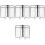 8Pcs PVC Clear Menu Binder Covers Looseleaf Menu Holders 3