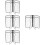 8Pcs PVC Clear Menu Binder Covers Looseleaf Menu Holders 7