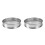 2Pcs Silver Herbal Shaker Stackable Sifter Metal Extractor 3