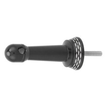 All-Metall-Spinnrollenhalter, schwarz, leichtes 11-g-Fischerei-Accessoire
