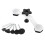 LED Solar Garden Light Waterproof 2 Pack Adjustable Brightness Eco-Friendly 10