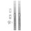 6Pcs Stable Silver Door Lock Bolt Stainless Steel Use 8