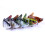 Κιτ 3 τεμαχίων 6 τεμαχίων Swimbait Lures - Σκληρά δολώματα 3D Eyes για λαβράκι/walleye, δολώματα 4